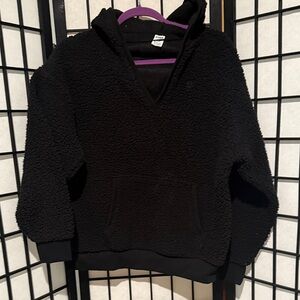 PINK Victoria's Secret Black Sherpa Jacket